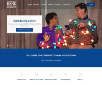 Communitybankmissouri.com(Community Bank of Missouri) Screenshot