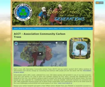 Communitycarbontrees.org(Community Carbon Tree) Screenshot