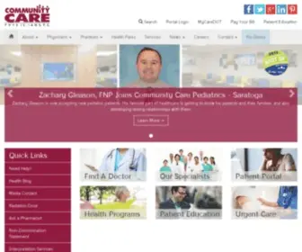 Communitycare.com(Community Care Physicians (CCP)) Screenshot