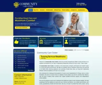 Communitycarectr.com(Community Care Center) Screenshot