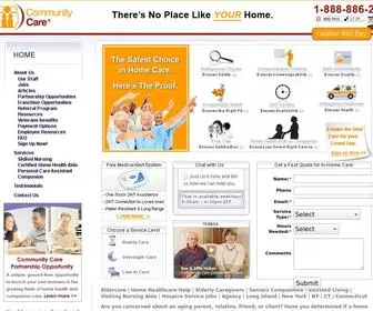 Communitycarehhs.com(Eldercare) Screenshot