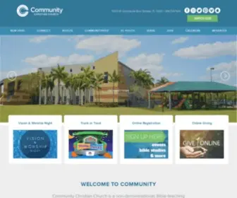 Communitycc.com(Community Christian Church) Screenshot