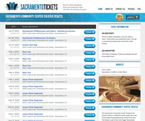Communitycentertheater.com(Community Center Theater) Screenshot