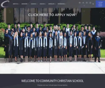 Communitychristianschool.net(Community Christian School) Screenshot