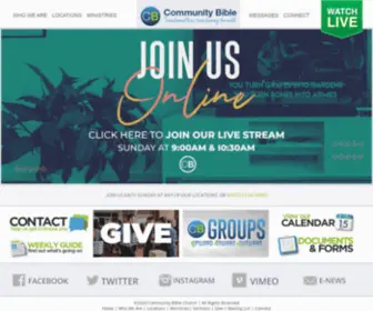 Communitychurch.com(Community Bible) Screenshot