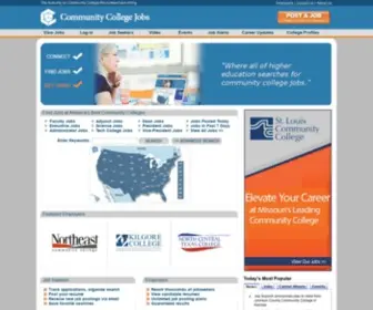 Communitycollegejobs.com(College Jobs) Screenshot