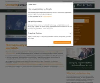 Communitycompanies.co.uk(Community Companies) Screenshot