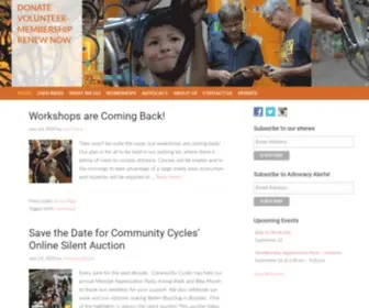 Communitycycles.org(Community Cycles) Screenshot