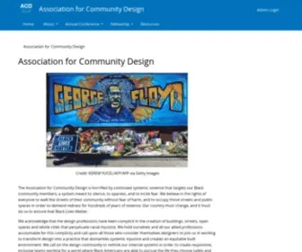 Communitydesign.org(Association for Community Design) Screenshot