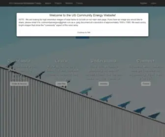 Communityenergyus.net(US Community Energy Projects) Screenshot
