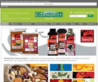 Communityfoods.co.uk(Community Foods) Screenshot