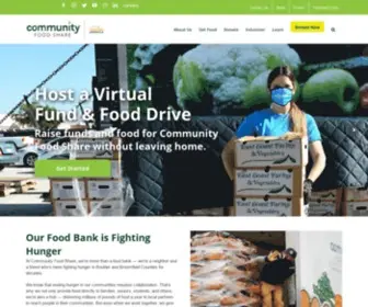 Communityfoodshare.org(Community Food Share) Screenshot