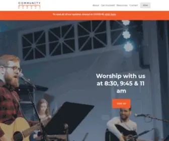 Communityfreechurch.org(Community Church) Screenshot