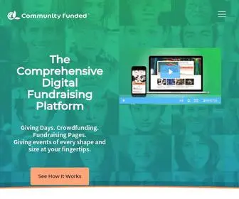 Communityfunded.com(Community Funded Fundraising Platform) Screenshot