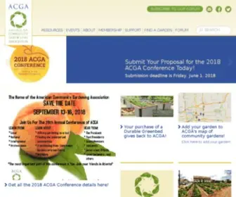 Communitygarden.org(ACGA) Screenshot