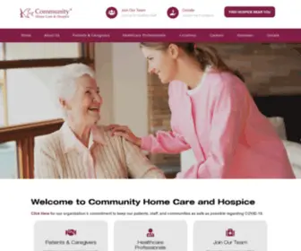 Communityhch.com(Gentiva Hospice) Screenshot