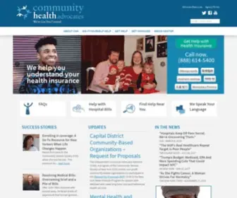 Communityhealthadvocates.org(Community Health Advocates (CHA)) Screenshot