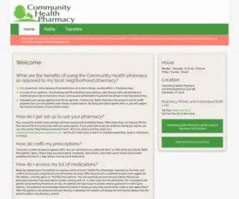 Communityhealthpharmacy.com(Prescription Refills) Screenshot