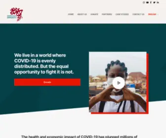 Communityimmunity.org(We now live in a world where COVID) Screenshot