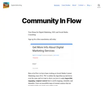 Communityinflow.com(Get a Custom Digital Marketing Strategy) Screenshot