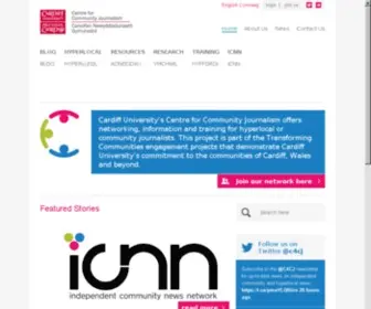 Communityjournalism.co.uk(Centre for Community Journalism) Screenshot