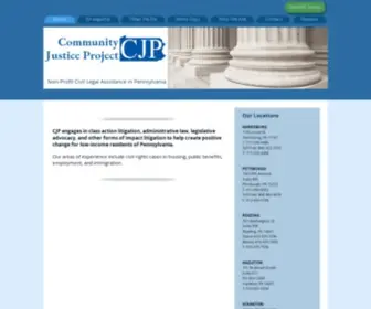 Communityjusticeproject.org(Cjplaw) Screenshot