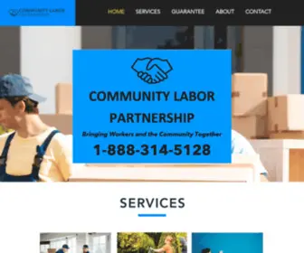 Communitylaborpartnership.com(Moving Labor Broker) Screenshot