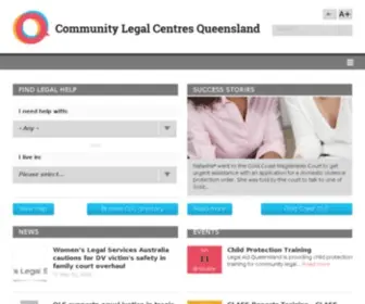 CommunitylegalqLd.org.au(Community Legal Centres Queensland) Screenshot