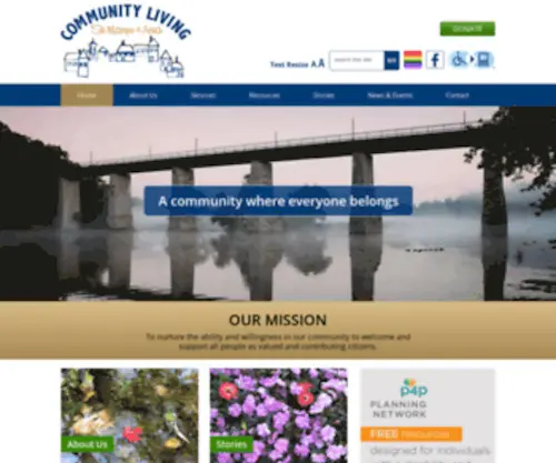 Communitylivingstmarys.ca(Community Living St Marys) Screenshot