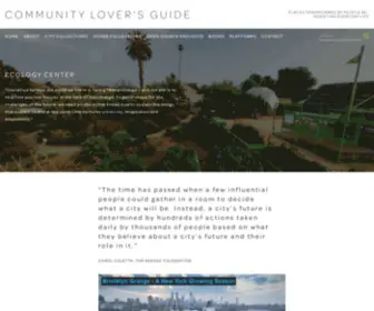 Communityloversguide.org(Community Lover's Guide) Screenshot