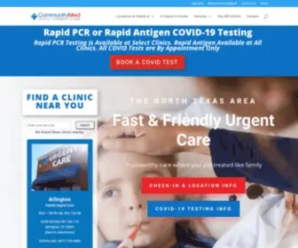 Communitymedcare.com(Family Urgent Care) Screenshot