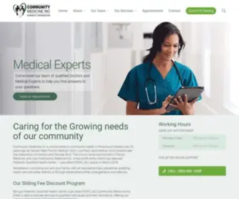 Communitymedicineinc.org(Community Medicine Inc) Screenshot