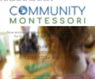 Communitymontessoricolumbus.com(Community Montessori Columbus) Screenshot