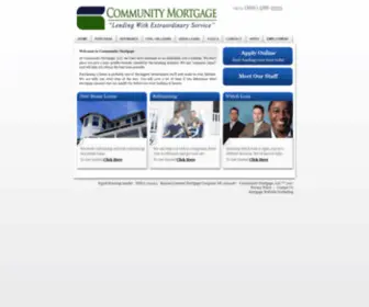 Communitymortgagellc.com(Community Mortgage) Screenshot