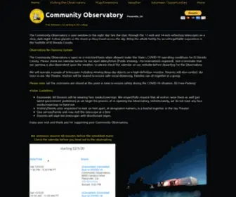 Communityobservatory.com(Community Observatory) Screenshot
