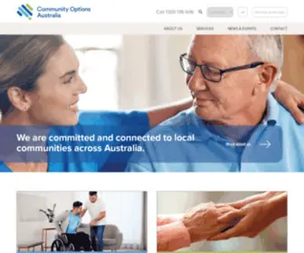Communityoptions.net.au(Community Options Australia) Screenshot