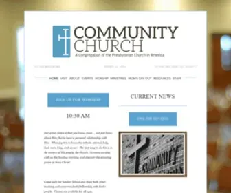 Communitypca.net(Community Presbyterian Church) Screenshot