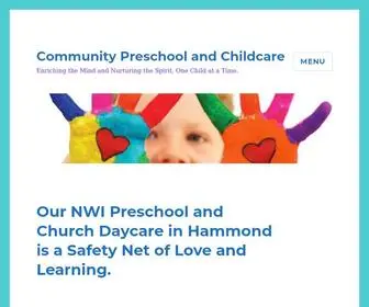 Communitypreschoolandchildcare.org(Our NWI Preschool Programs and Church Daycare) Screenshot