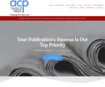 Communitypublishers.com(Association of Community Publishers) Screenshot