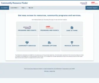 Communityresourcefinder.org(Provider Search) Screenshot