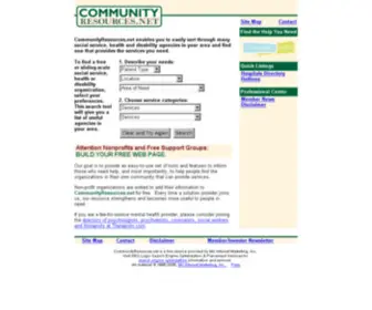 Communityresources.net(Community) Screenshot