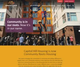 Communityrootshousing.org(Affordable Housing in Seattle) Screenshot