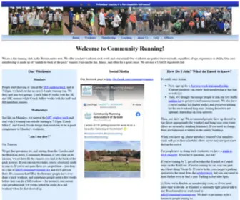 Communityrunning.org(Community Running of Boston) Screenshot