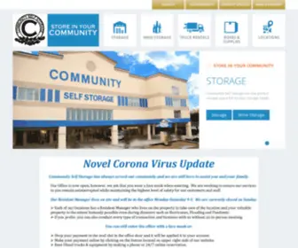 Communityself-Storage.com(Community Self Storage) Screenshot
