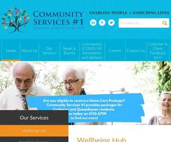 Communityservices1.org(Community Services #1) Screenshot