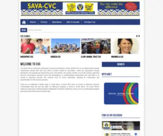 Communityvet.co.za(SAVA CVC) Screenshot