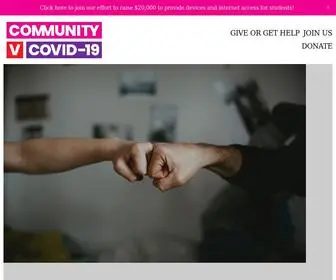 Communityvs.org(Community Vs Covid) Screenshot