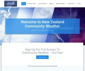 Communityweather.org.nz(Communityweather) Screenshot