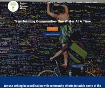 Communitywriting.org(Coalition for Community Writing) Screenshot