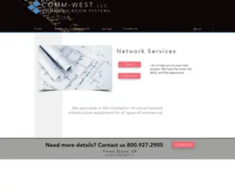 Commwest.net(COMM-WEST, LLC) Screenshot